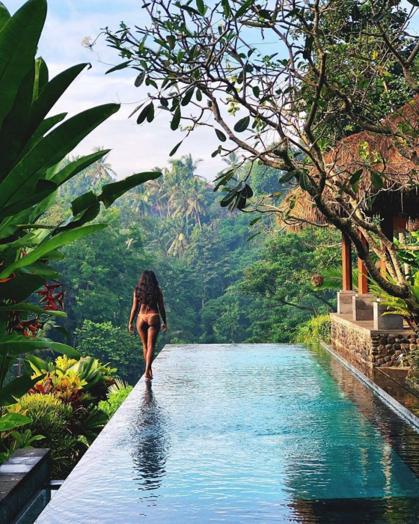 A Private Pool—or Better, Infinity Pool in Villa Ubud